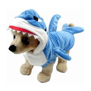 Funny Dog Outfit Cat Shark Costumes, Pet Halloween Christmas Cosplay Baby Shark